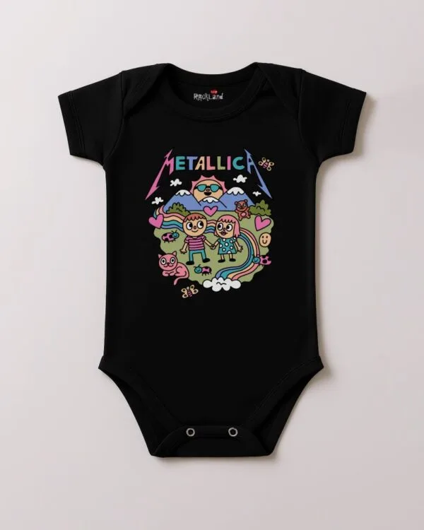 Body de Rock Bebê Metallica Cute - Imagem 4