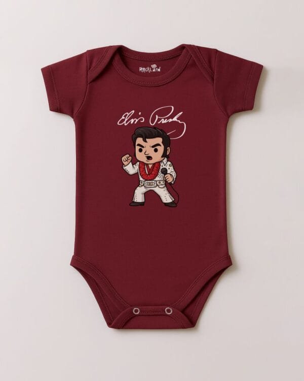 Body de Rock Bebê Elvis Presley - Imagem 2