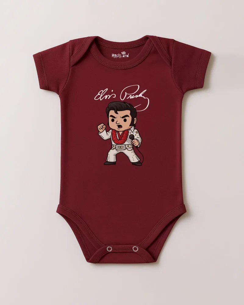 Body de Rock Bebê Elvis Presley - Imagem 2