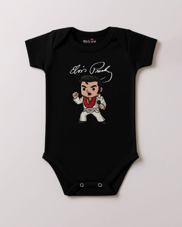 Body de Rock Bebê Elvis Presley - Imagem 3