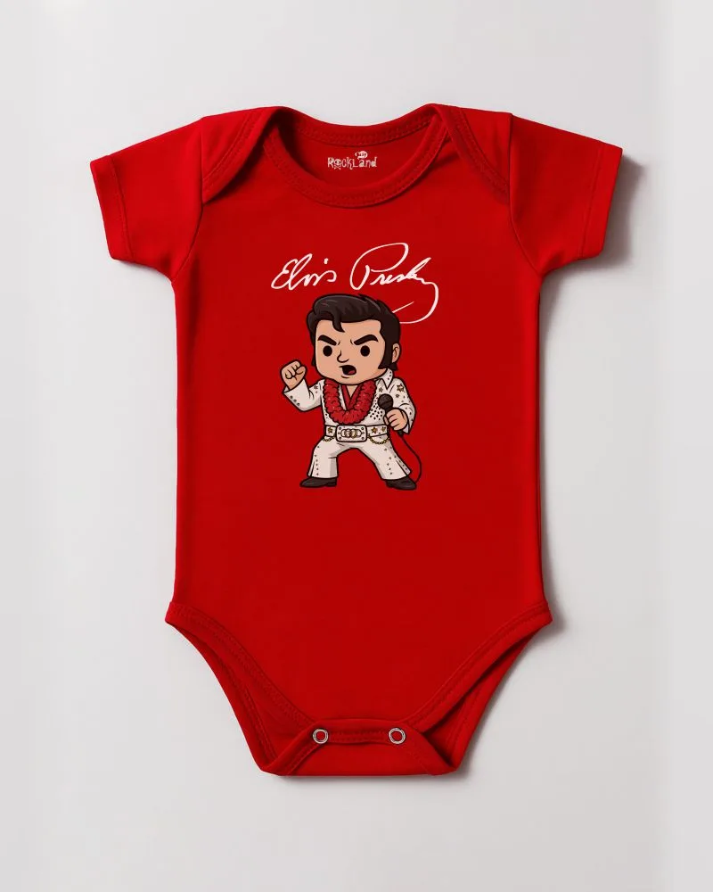 Body de Rock Bebê Elvis Presley