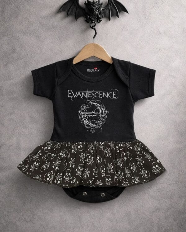 Body Saia Bebê Rock Banda Evanescence