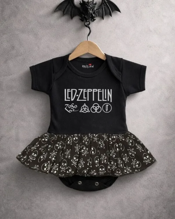 Body Saia Bebê Rock Led Zeppelin
