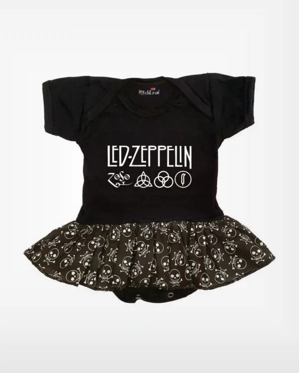 Body Saia Bebê Rock Led Zeppelin