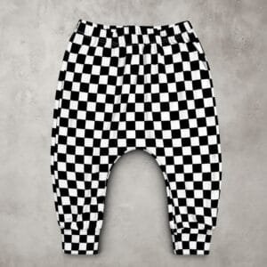 Calça de Bebê Saruel Estilosa Quadriculada