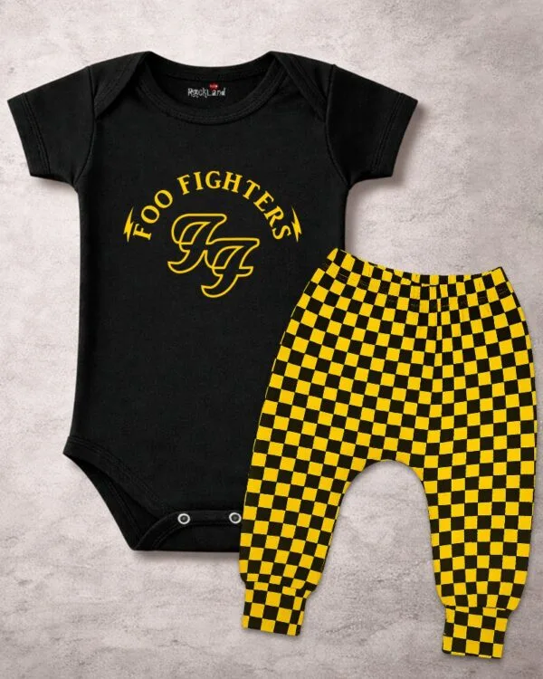 Conjunto de Bebê Rock Banda Foo Fighters