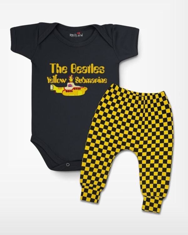 Conjunto de Bebê Rock The Beatles Yellow Submarine