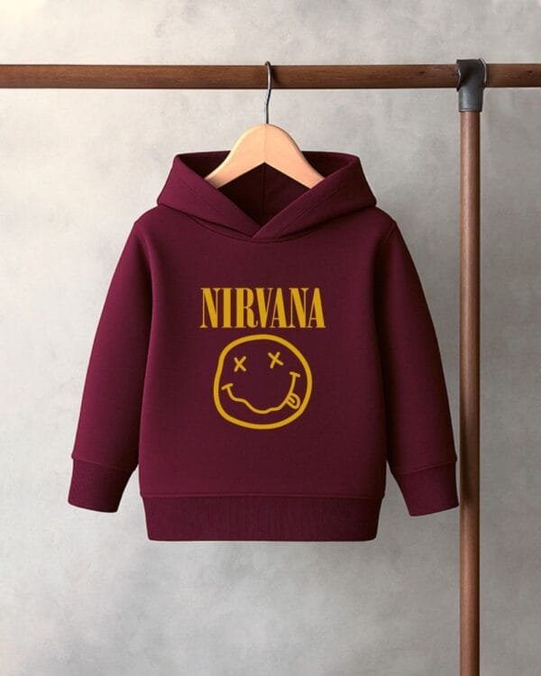 Moletom de Rock Bebê infantil Banda Nirvana