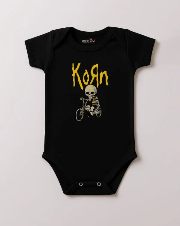 Body de Bebê Rock Banda Korn