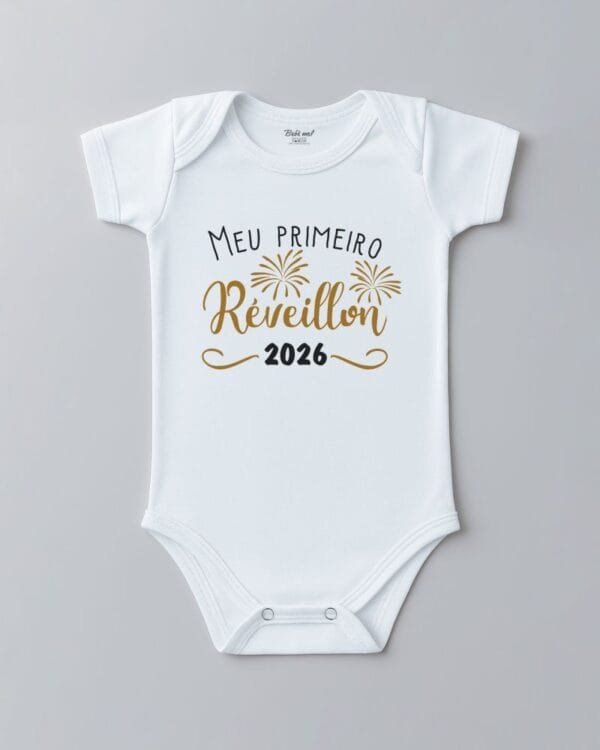Body Bebê Meu Primeiro Réveillon
