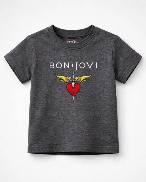 Camiseta Infantil Rock Banda Bon Jovi
