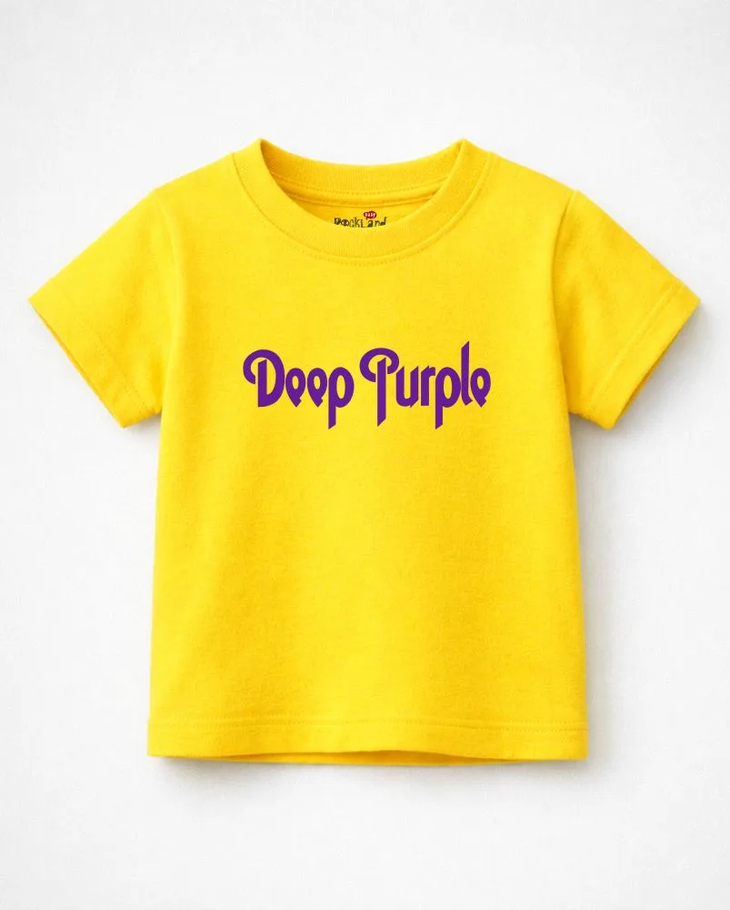 Camiseta Infantil de Rock Banda Deep Purple