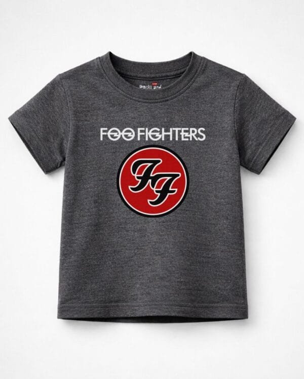 Camiseta Infantil de Rock Banda Foo Fighters