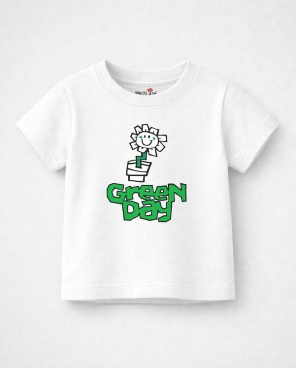 Camiseta Infantil de Rock Green Day
