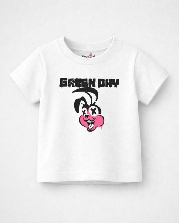 Camiseta Infantil de Rock Banda Green Day