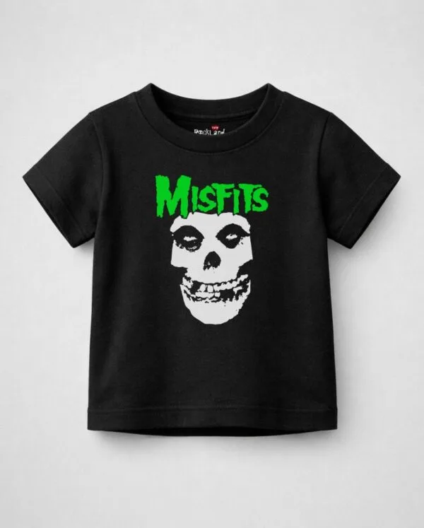 Camiseta Infantil de Rock Banda Misfits