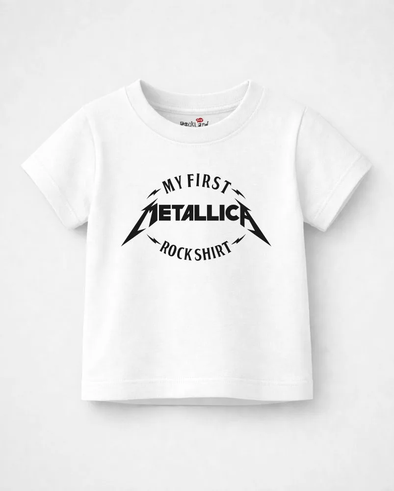 Camiseta Infantil de Rock My First Rock Shirt Metallica - Imagem 2