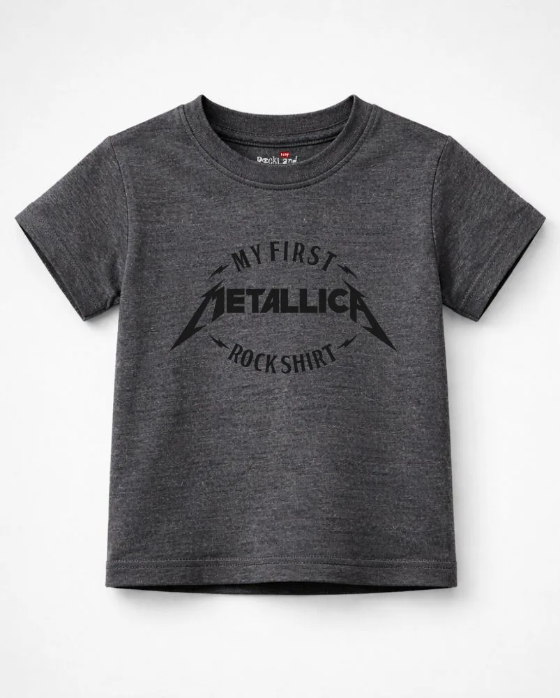 Camiseta Infantil de Rock My First Rock Shirt Metallica - Imagem 3