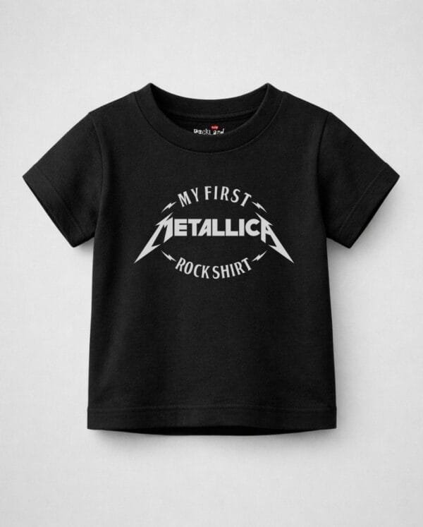 Camiseta Infantil de Rock My First Rock Shirt Metallica
