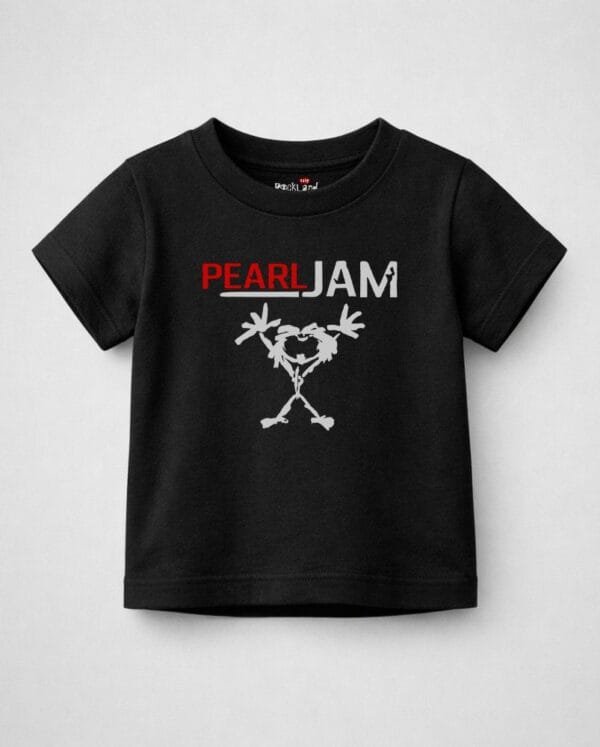 Camiseta Infantil de Rock Banda Pearl Jam