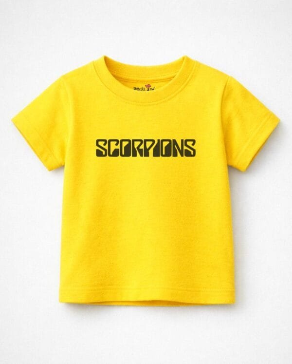 Camiseta Infantil de Rock Banda Scorpions