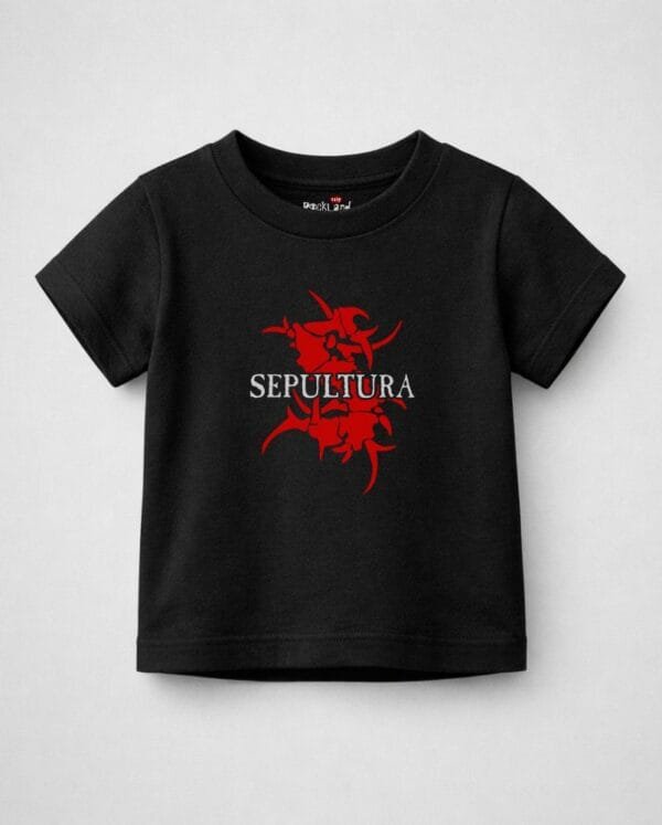 Camiseta Infantil de Rock Banda Sepultura