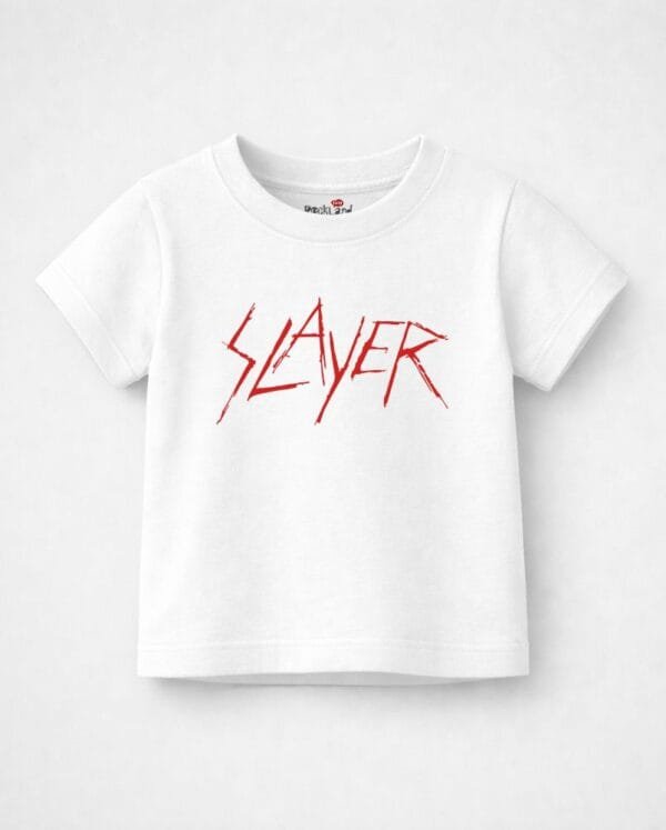 Camiseta Infantil de Rock Banda Slayer