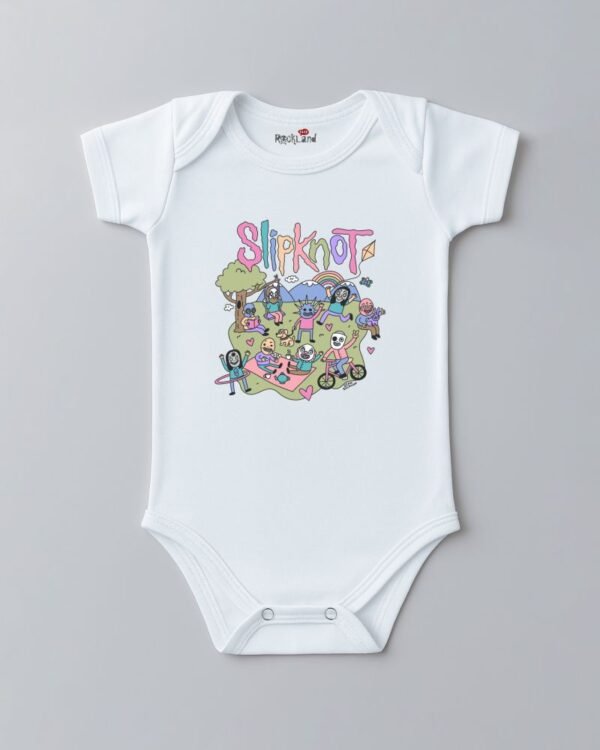 Body de Bebê Rock do Slipknot Cute Sean Solomon