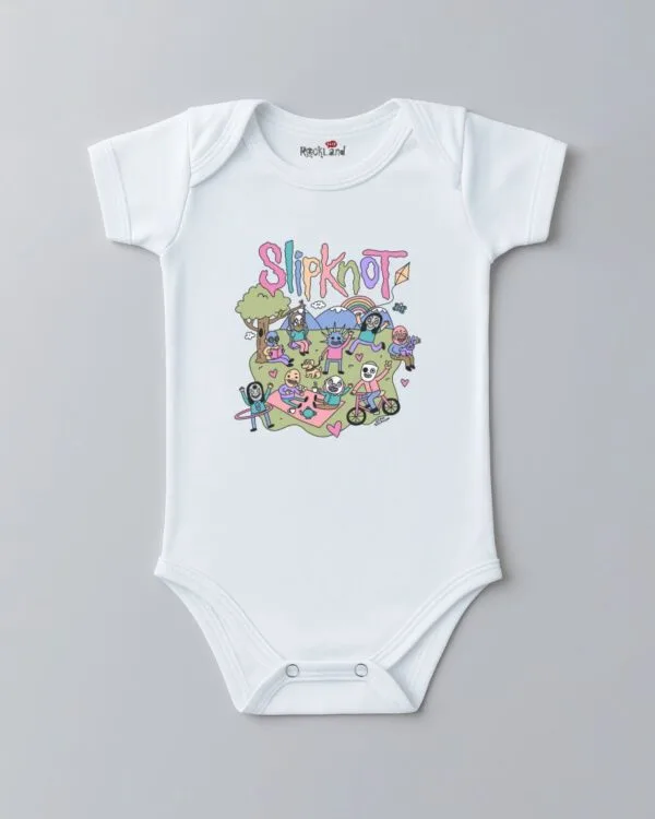 Body de Bebê Rock do Slipknot Cute Sean Solomon
