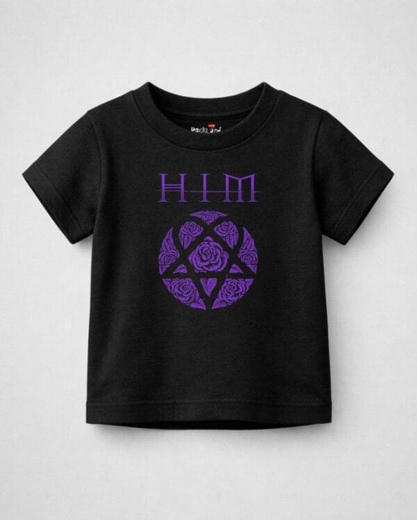 Camiseta Infantil de Rock Banda Him