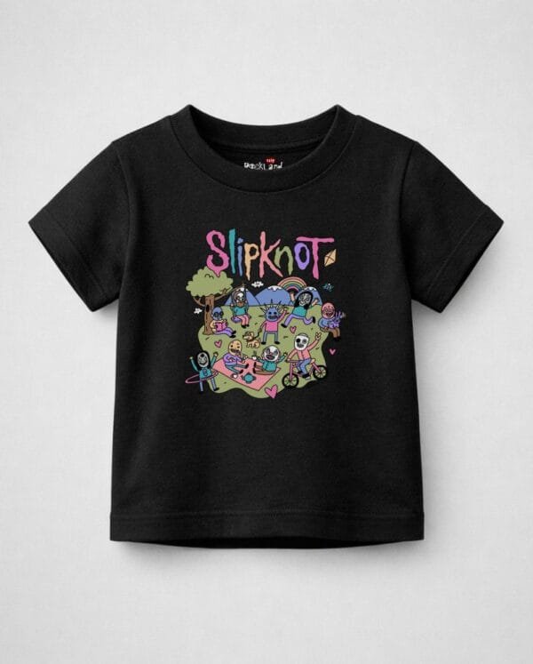Camiseta Infantil de Rock Slipknot Cute Sean Solomon