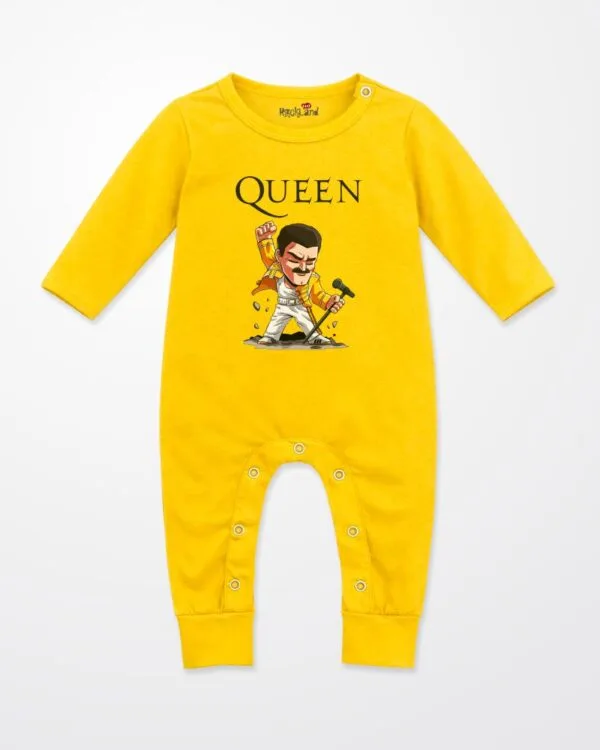 Macacão de Rock Bebê Banda Queen Freddie Mercury