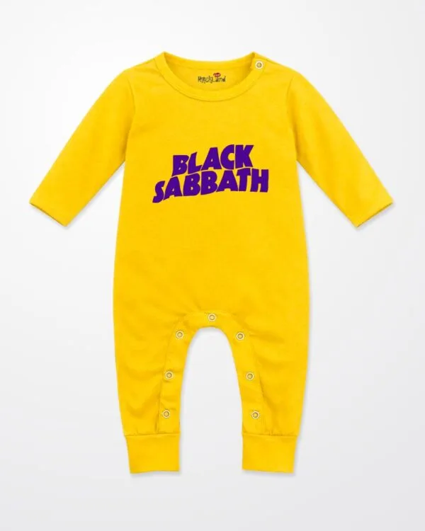 Macacão de Rock Bebê Banda Black Sabbath