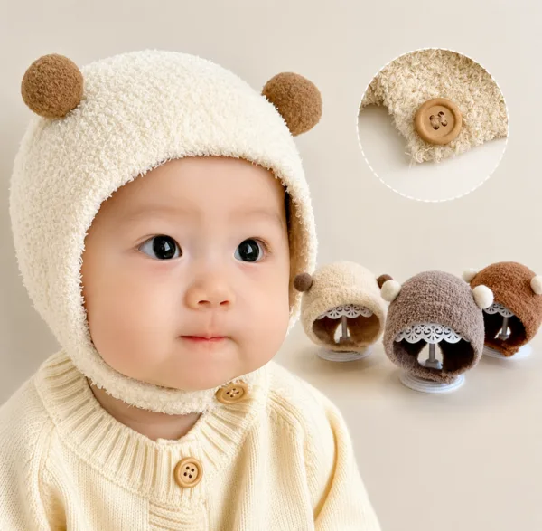 Touca Bebê Pompom