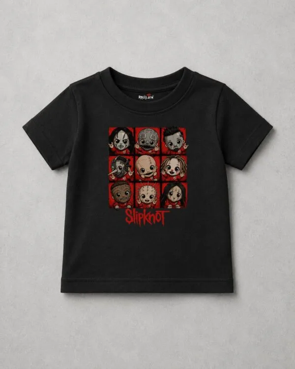 Camiseta Infantil de Rock do Slipknot