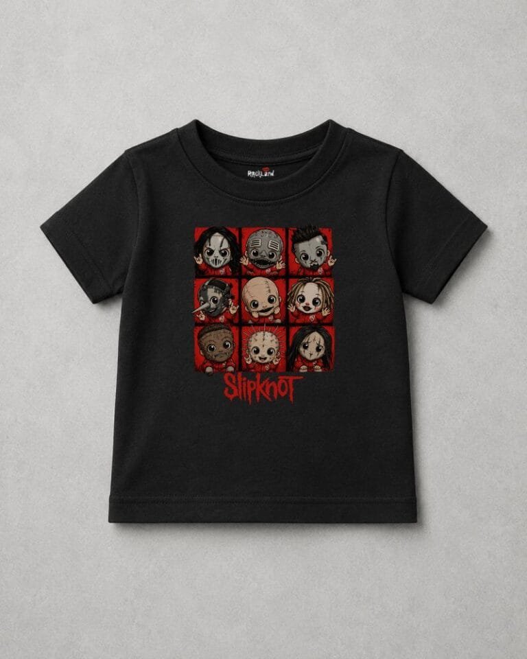 Camiseta Infantil de Rock do Slipknot